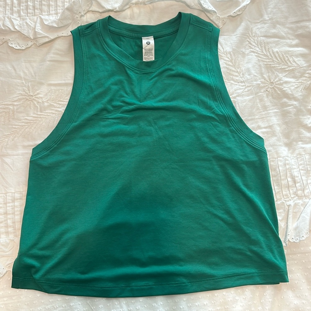 Green Lululemon Tank Top